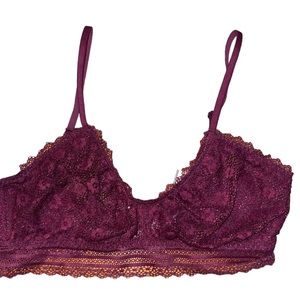 Victoria’s Secret Purple Lace Bra Size Medium
